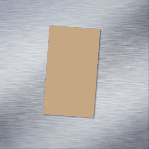 Persika Tan Färgbalksdesign Mjuk Bröllopsdesign Magnetiska Visitkort