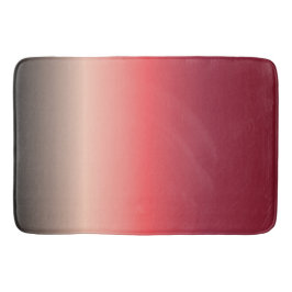 Persika till svart badrumsmatta