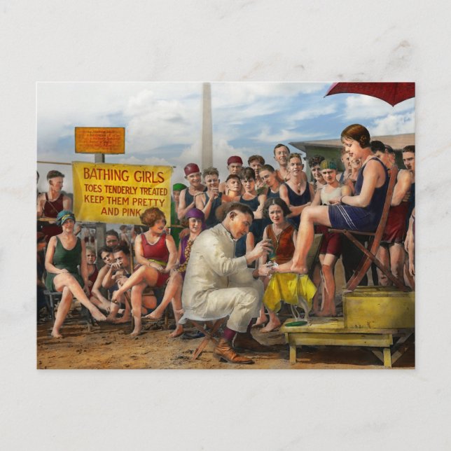 Persika - Toes Tenderly Treated 1922 Vykort (Framsida)