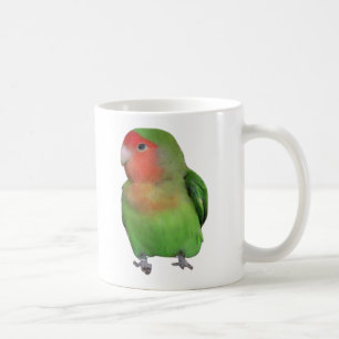 Persika-vänd mot Lovebird Kaffemugg