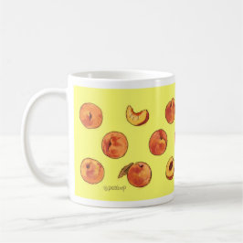 Persikamönstermugg - gult kaffemugg