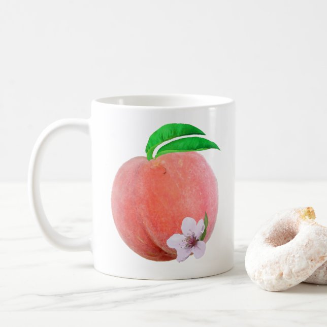 Persikamugg Kaffemugg (Med munk)