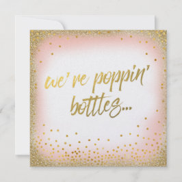 Persikan är vi pärlan för den Poppin Inbjudningar