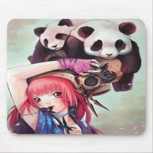 PersikaNinja Pandas Mousepad Musmatta