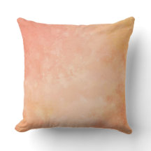 Persikavattenfärgdekorativ kudde