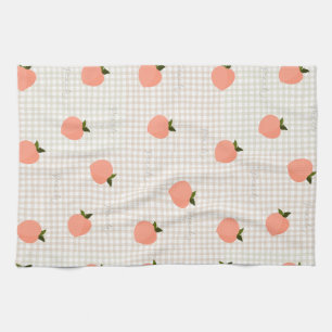 Persikifiera Persiko Gingham Kökshandduk