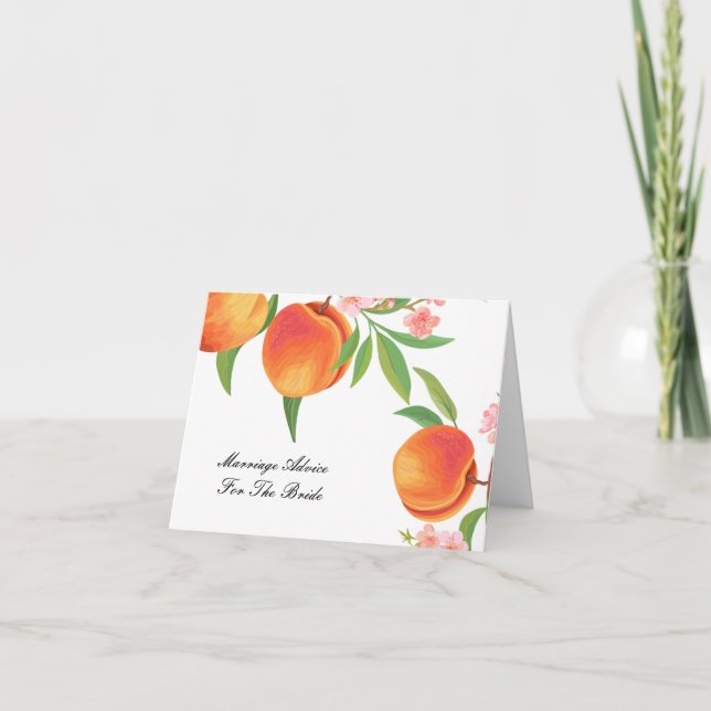 PERSIKO BRÖLLUPSFEST KORT MED RÅD (Framsida)