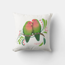 Persikoansikte Love birds Kudde