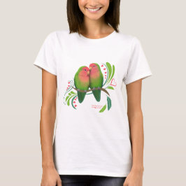 Persikoansikte Love birds T-shirt
