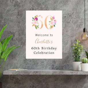 Persikobesökare för rosa blommigtar nummer 60 föde poster