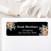 Persikoblå Akvarellblomma