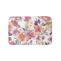 Persikoblad Vattenfärg Blommor Botaniska Blomninga