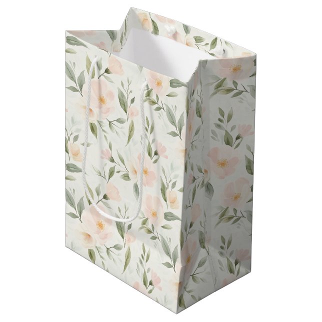 Persikoblommig bröllopsdusch (Framsidan Vinklad)