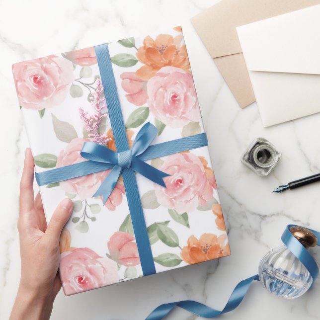 Persikoblush Trädgård Presentpapper (Gifting)