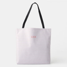 Persikoblushrandig Klassisk Monogram Initialer