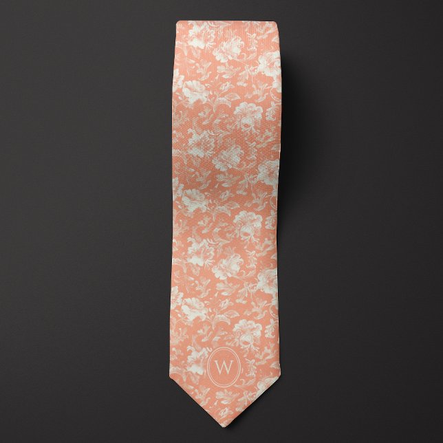 persikobotaniskt monogram slips (Skapare uppladdad)