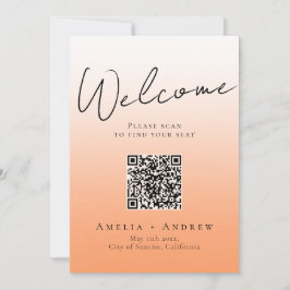 Persikodiagram för sätesschemat i Fuzz Bröllop QR-