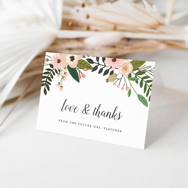 Persikofält Tack Kort (Skapare uppladdad)