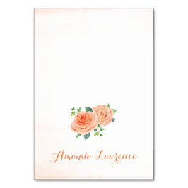 Persikofärgad Personlig i Ro Montera kort