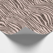 persikofärgat brun Zebra Glitter
