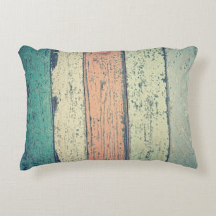 Persikofärgat trä (strandat) prydnadskudde