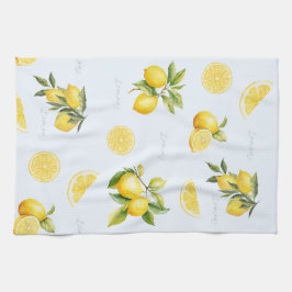 Persikofiera Citron Kökshandduk