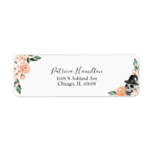 Persikofleurig Halloween bröllopsfest