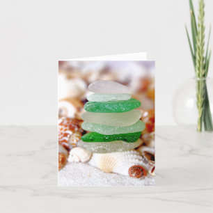 Persikoglas och segelkort kort