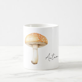 Persikogrädde svamp kaffemugg