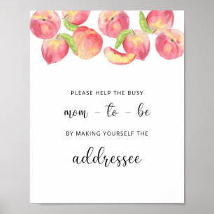 Persikohjälpen för Busy Mamma till Be Adress och k Poster