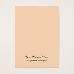 Persikokort för enkel Anpassningsbar Visitkort