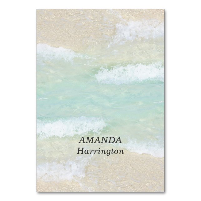 Persikokort för Vinkara tältplatser Bordsnummer (Framsidan)