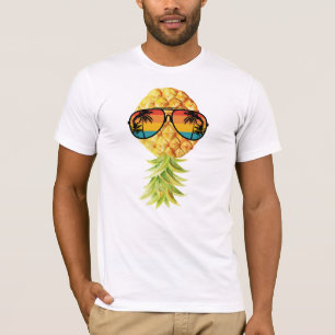 Persikolivet upp och ned på ananas T-Shirt-Tanktop T Shirt