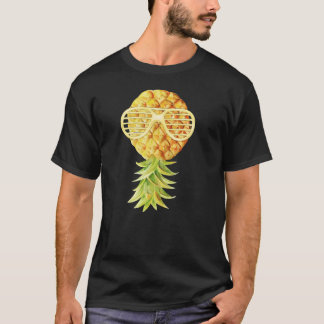 Persikolivet upp och ned på ananas T-Shirt-Tanktop T Shirt
