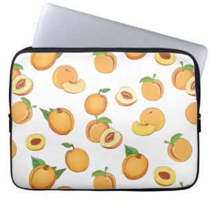 Persikomönster Laptop Fodral