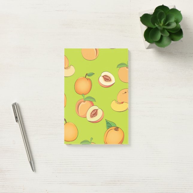 Persikomuster 4 post-it block (Kontor)