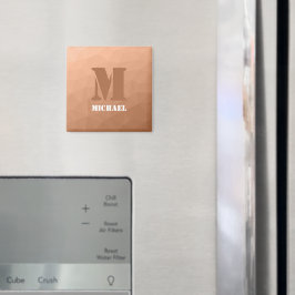 Persikonät, monogram mönster magnet
