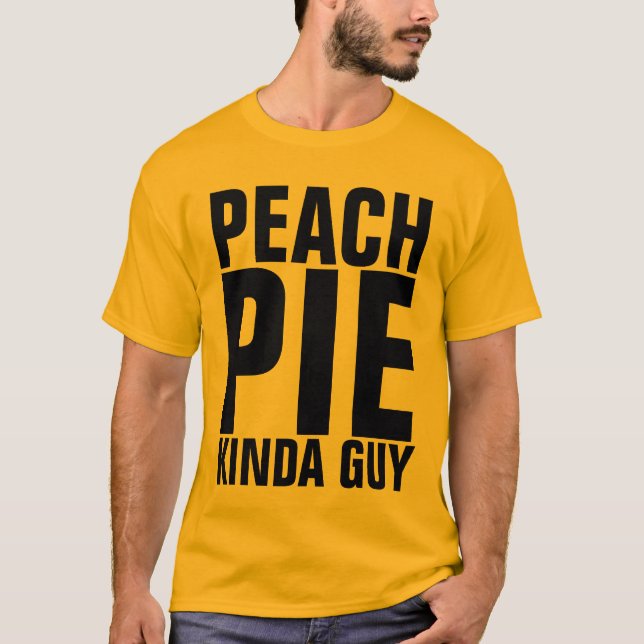PERSIKOPÅLKAJER T-SHIRT FÖR MÄN (Framsida)