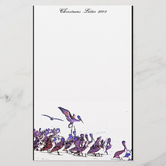 Persikor Beach Jul Brev 2009 Brevpapper (Framsida)