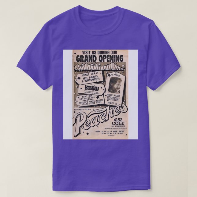 Persikor - datapostband KZEW TShirt T Shirt (Design framsida)