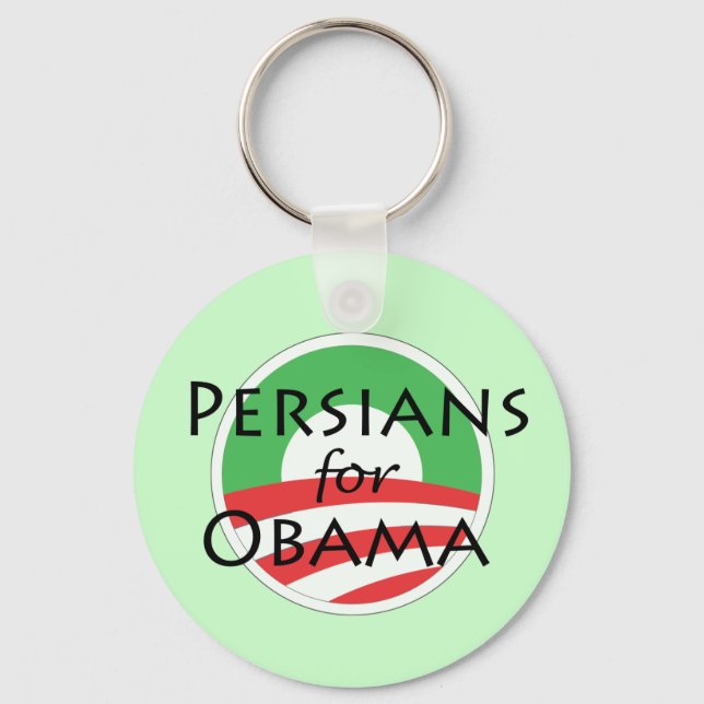 Persikor för Obama Nyckelring (Framsida)