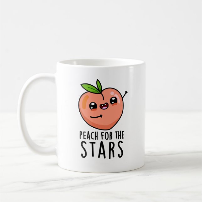 Persikor för stjärnor, fruktpun kaffemugg (Vänster)