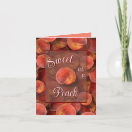 Persikor Greeting Card Kort