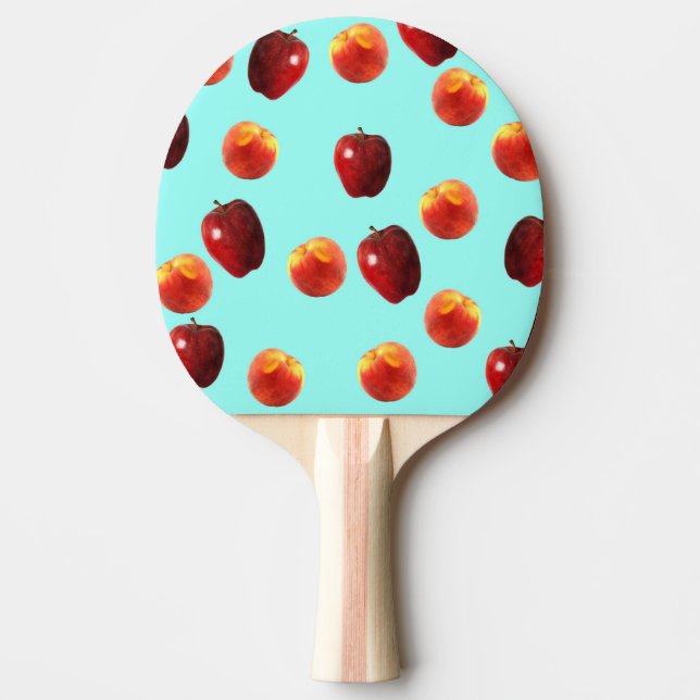 Persikor och äppelmynta Ping Pong Paddle Pingisracket (Framsidan)