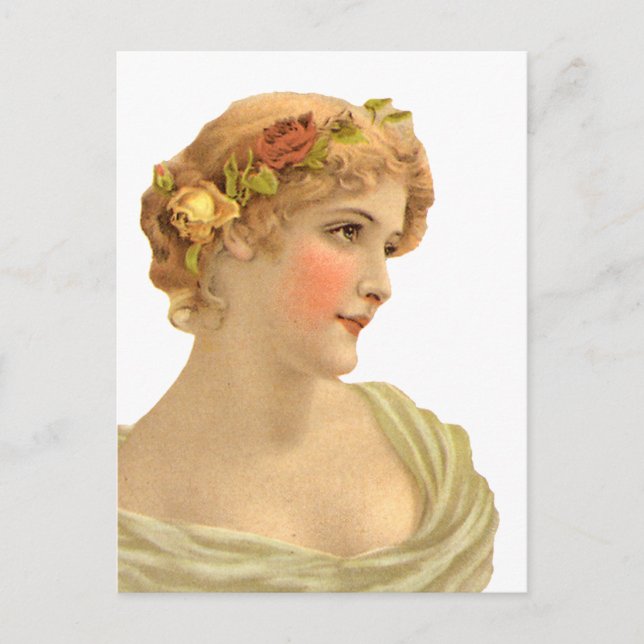 Persikor och grädde vykort (Framsida)