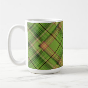 Persikor och Grönt (överlappande) Kaffemugg