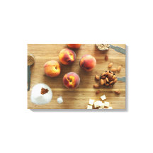Persikor och mandlar, Wrapped Canvas