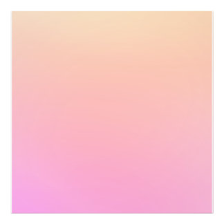 Persikor- och rosa-övertoning fototryck
