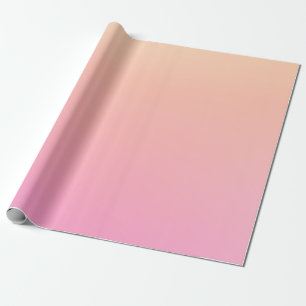 Persikor- och rosa-övertoning presentpapper