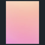 Persikor- och rosa-övertoning reklamblad<br><div class="desc">Ljuspersika och rosa ombre färg.</div>